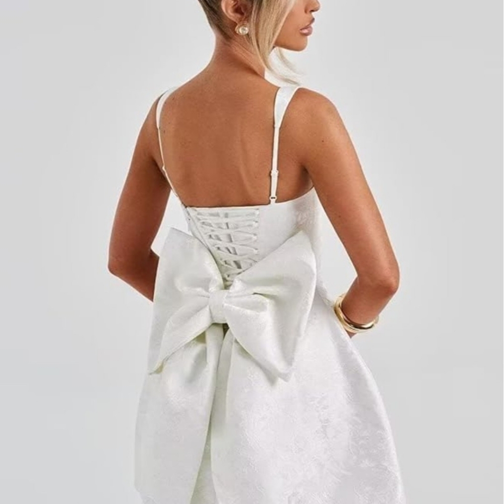 Homecoming bridal reception dress